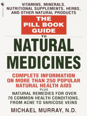 cover image of The Pill Book Guide to Natural Medicines
